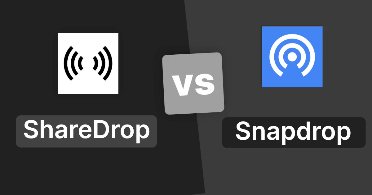 ShareDrop vs Snapdrop
