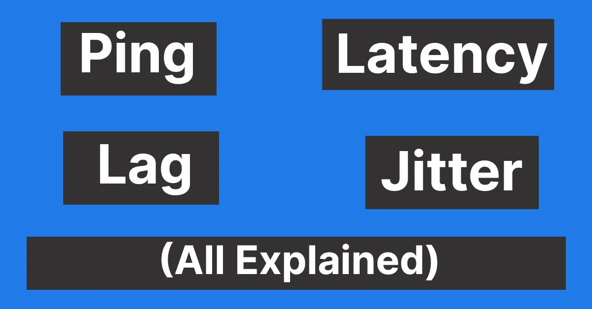 What Is Ping Latency Lag Jitter All