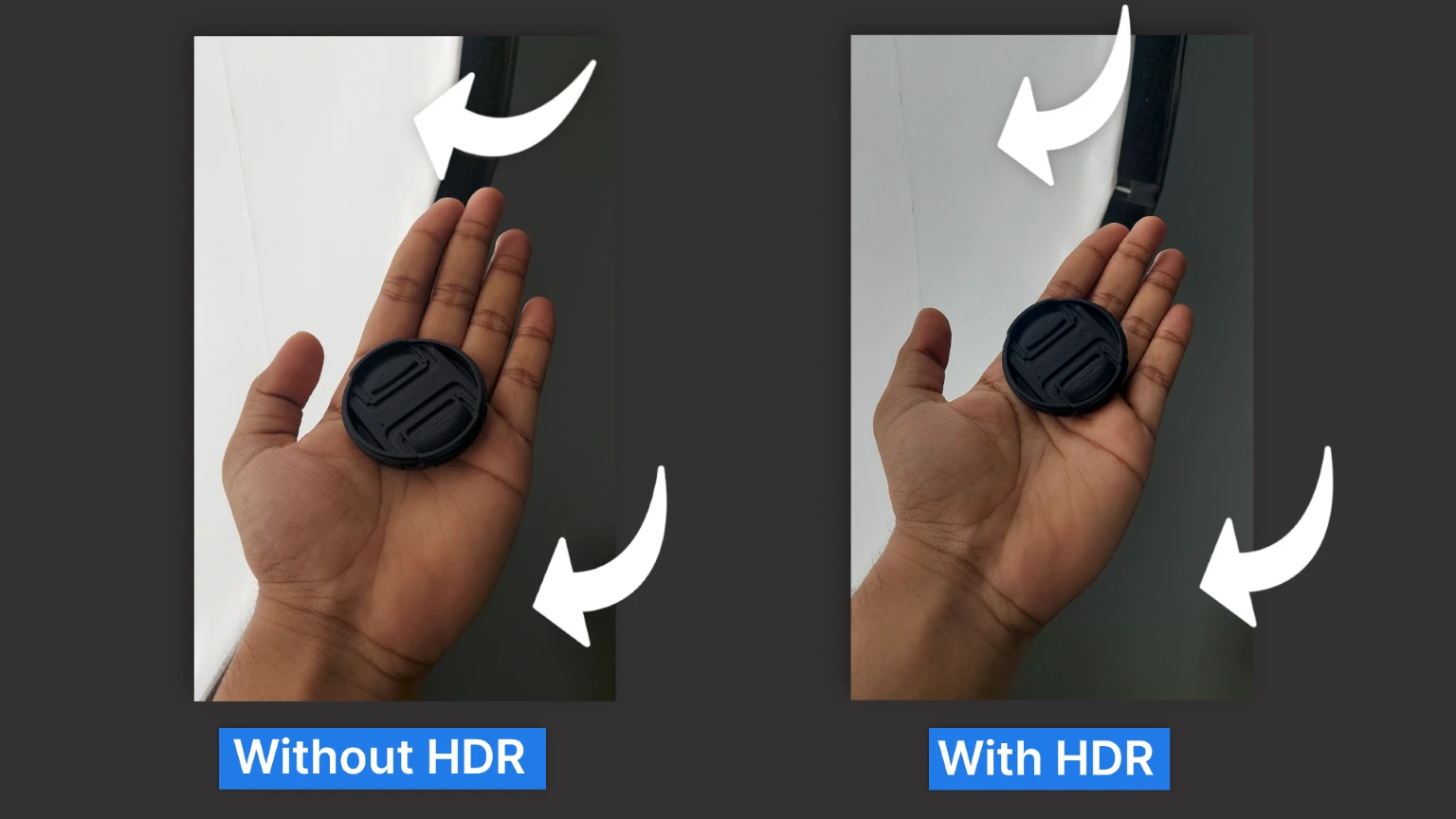 With and Without HDR
