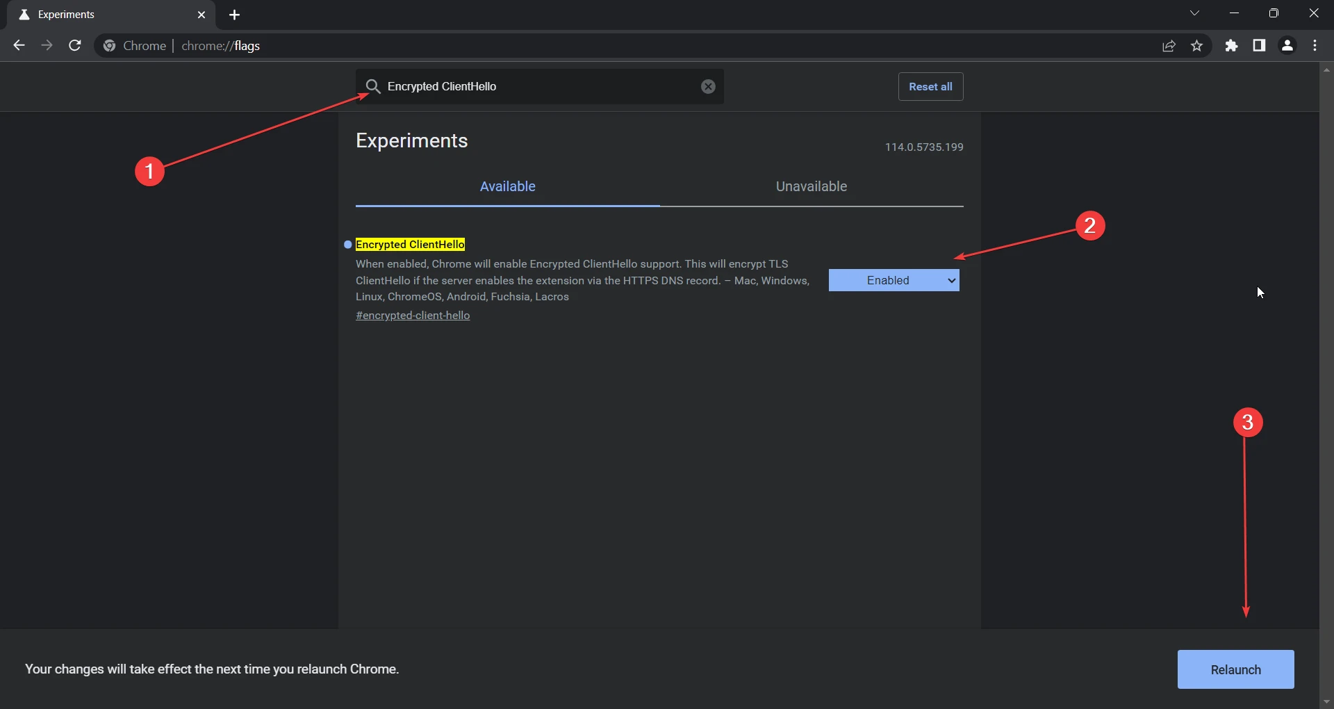 Enabling Encrypted ClientHello