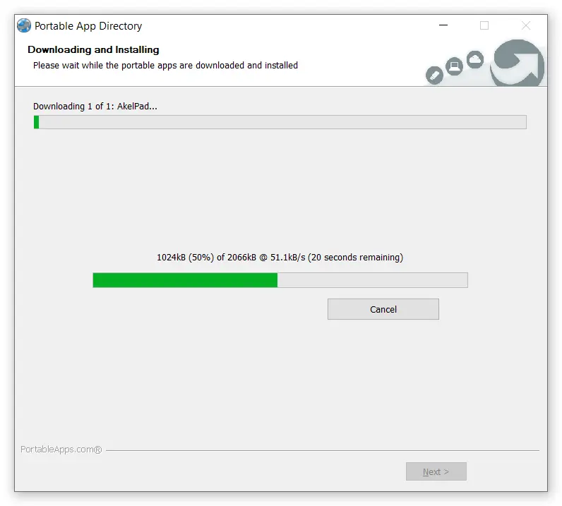 Portable Apps downlaoding